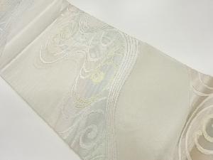 変わり流水模様織出し袋帯